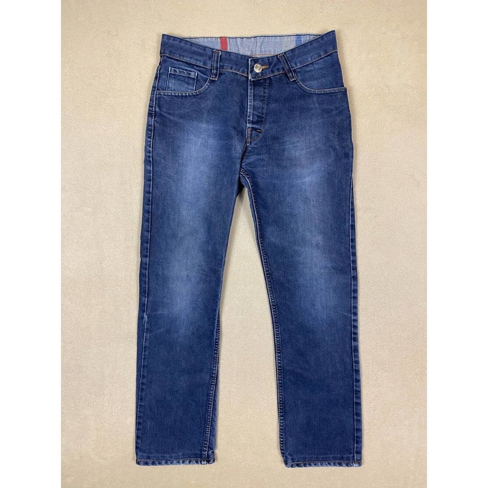 Diesel Jeans Mens 32 Straight Leg‎ Regular Fit Button Fly Blue Denim
